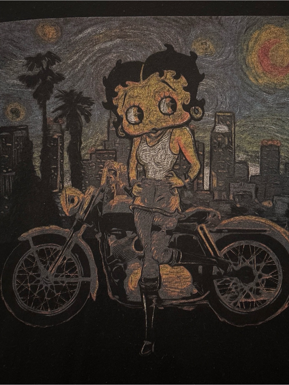 Betty Boop Motorcycle Tee